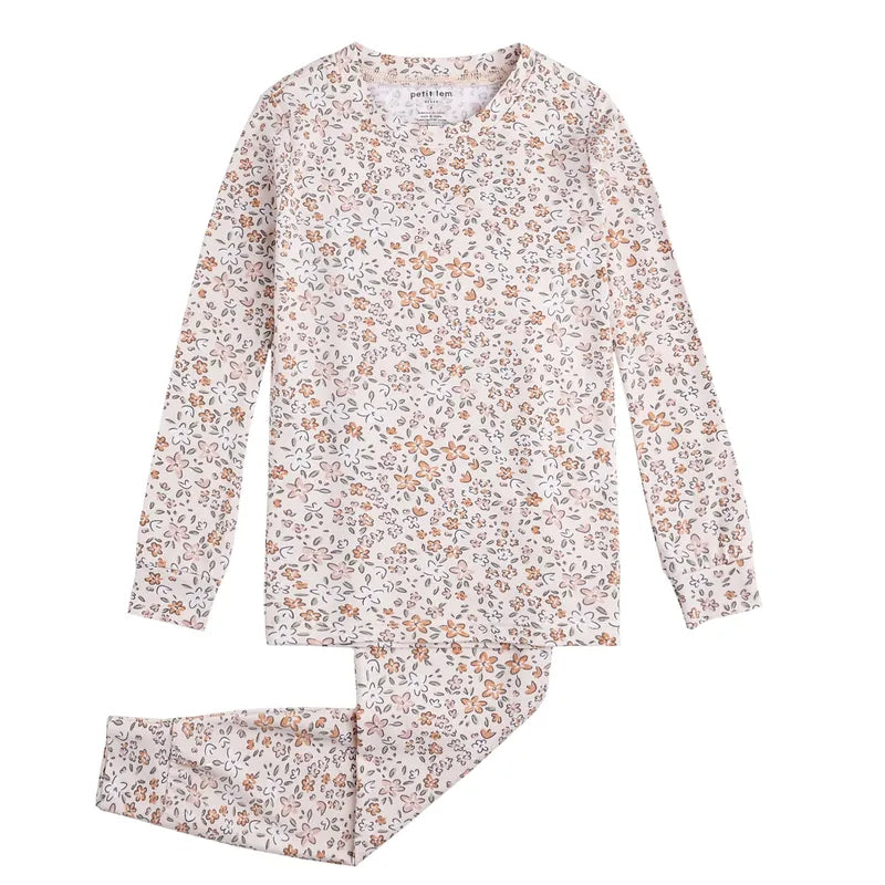 Pyjamas rose fleurie
